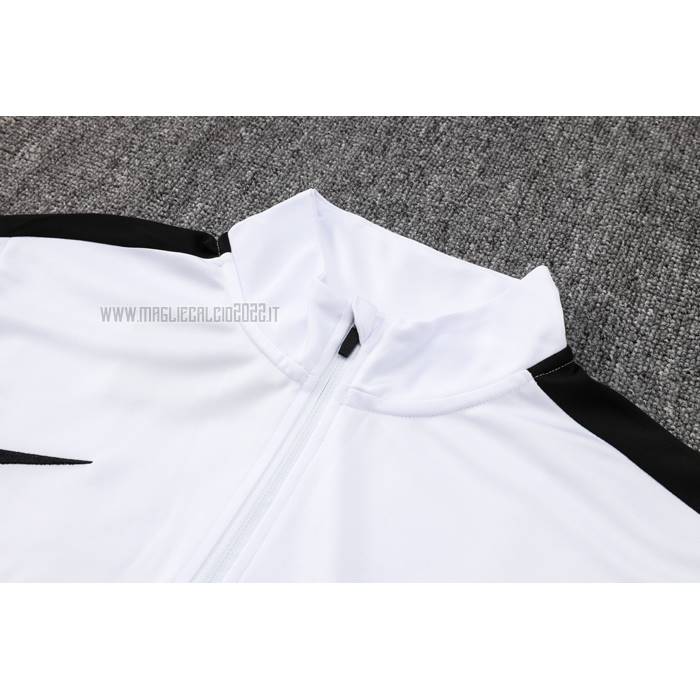 Tuta da Track de Felpa del Paris Saint-Germain Bambino 2023-2024 Blanco